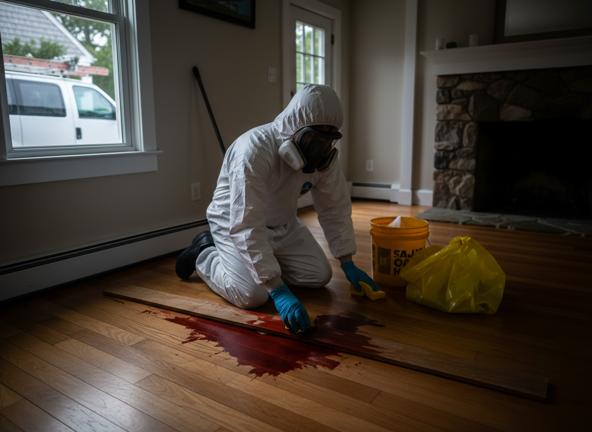 Blood Spill Cleanup in East Orleans